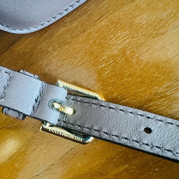 Dolce & Gabbana Clean Taupe Vitello Calf Leather Top Handle Crossbody BB5575 - Picture 17 of 17